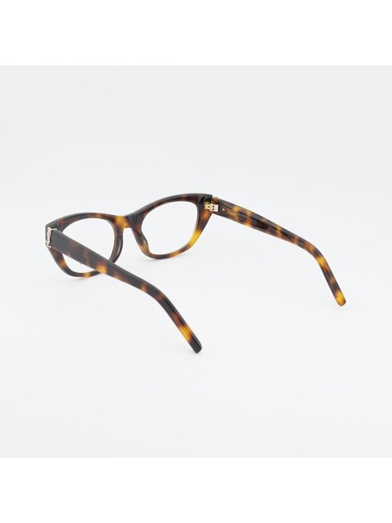 Saint Laurent SLM80 002 Eyeglasses Dark Havana 52mm Cat Eye Frame main image 10